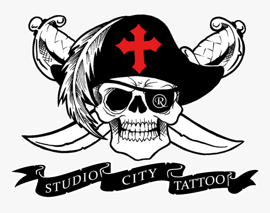 Transparent Face Tattoo Png - Pirate Tattoo Png, Png Download, Free Download