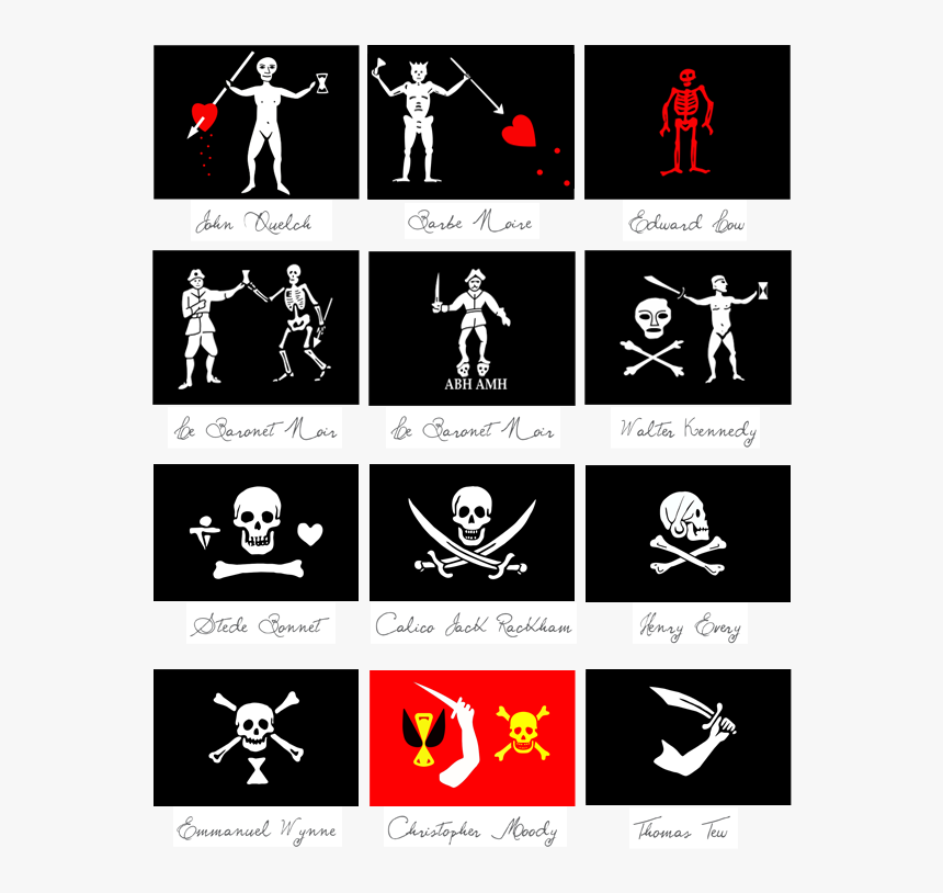 Most Famous Pirates Flags, HD Png Download, Free Download