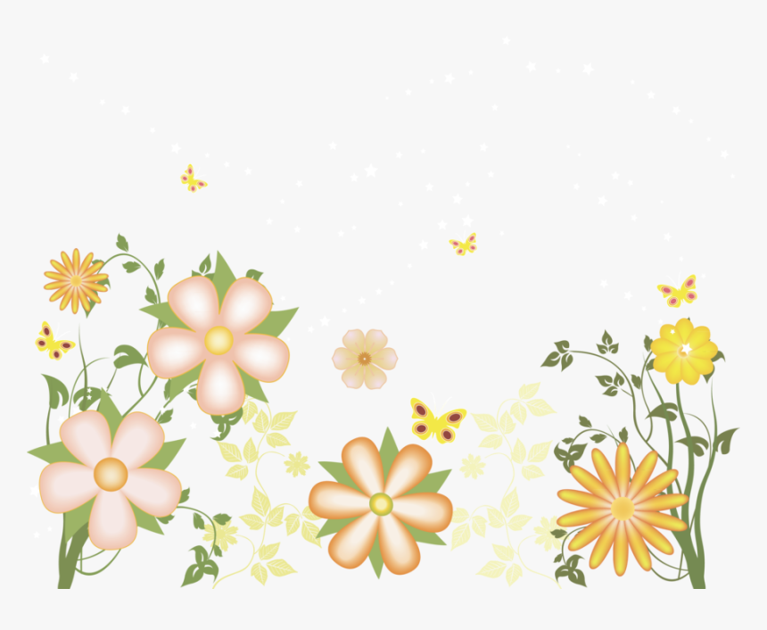 Free Flower Clipart Transparent Background - Flower Clipart Transparent, HD Png Download, Free Download