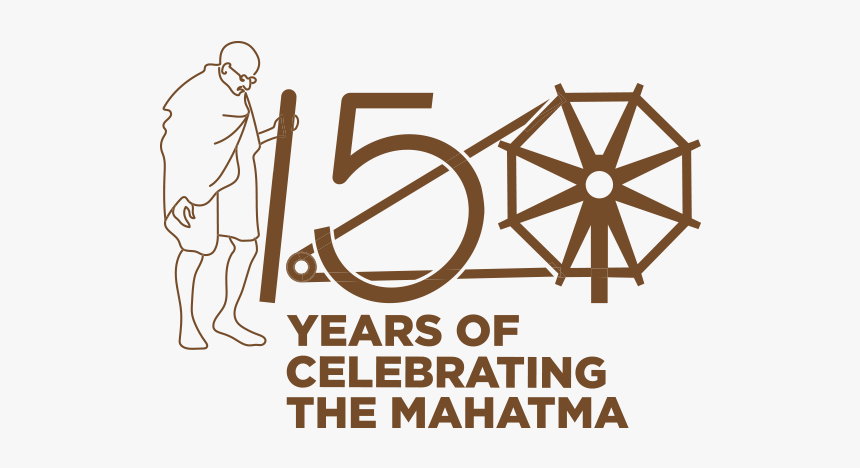 150th Birth Anniversary Of Mahatma Gandhi - 150 Mahatma Gandhi Jayanti, HD Png Download, Free Download