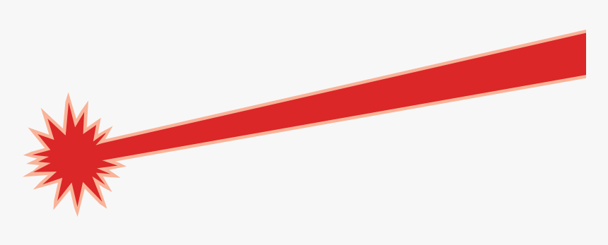 Red Laser Png - Rayo Laser Dibujo Png, Transparent Png, Free Download