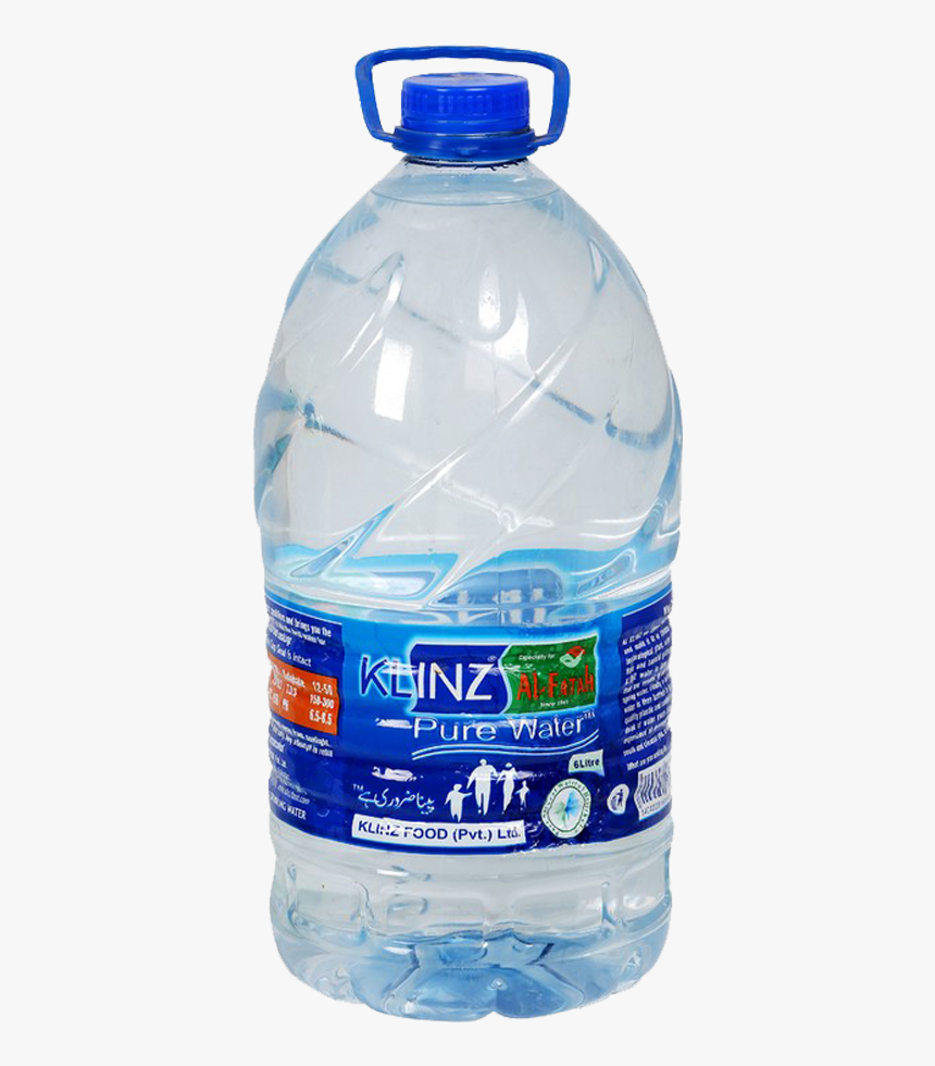 Transparent Pure Drinking Water Png - 6 Ltr Mineral Water Bottle, Png Download, Free Download