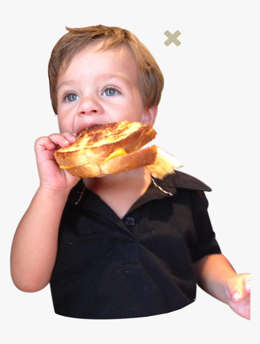 Grilled Cheese Photo - Eating, HD Png Download, Free Download