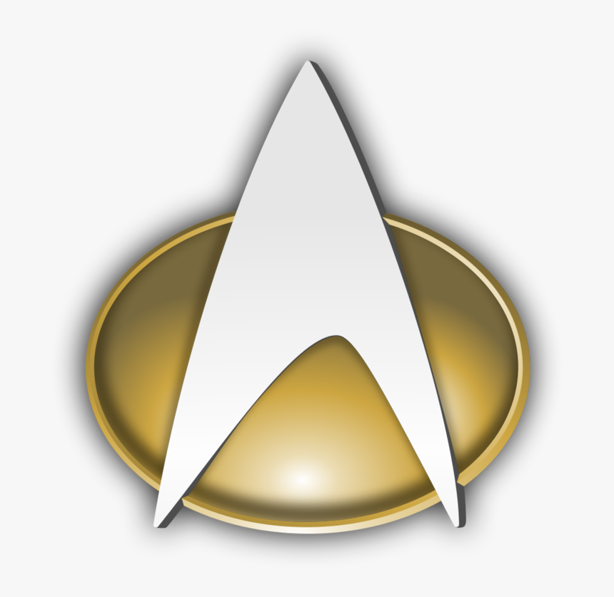 Logo Sternenflotte Tng - Star Trek Badge Png, Transparent Png, Free Download