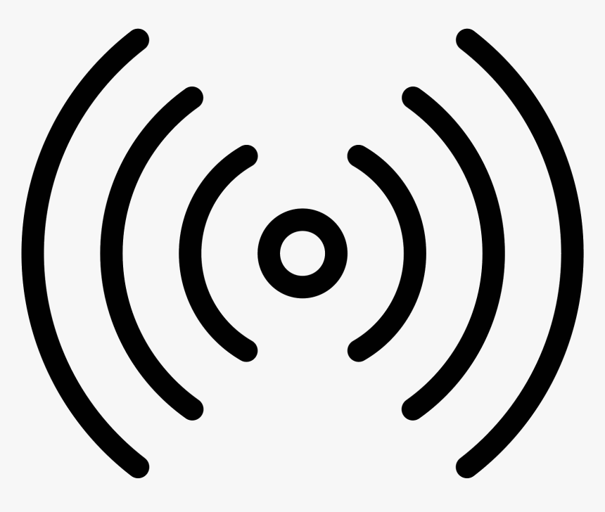 First Radio Waves - Sensor Icon Vector, HD Png Download, Free Download