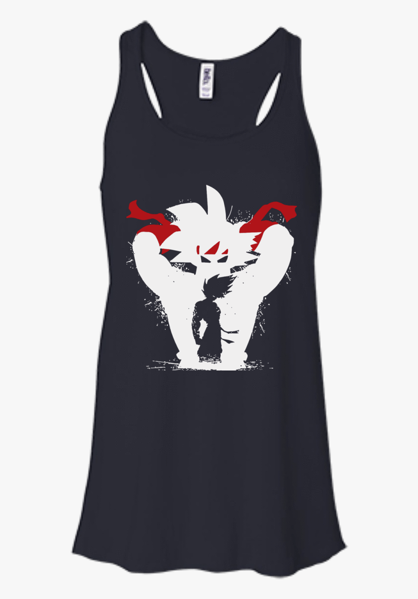 Customcat Apparel Bella Canvas Flowy Racerback Tank - Black Concert Tank Top, HD Png Download, Free Download