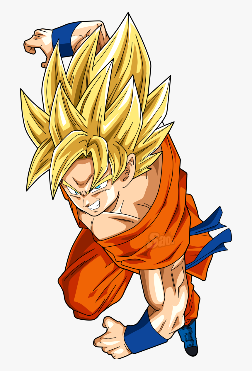 Ssj Hair Png - Goku Super Saiyan Png, Transparent Png, Free Download