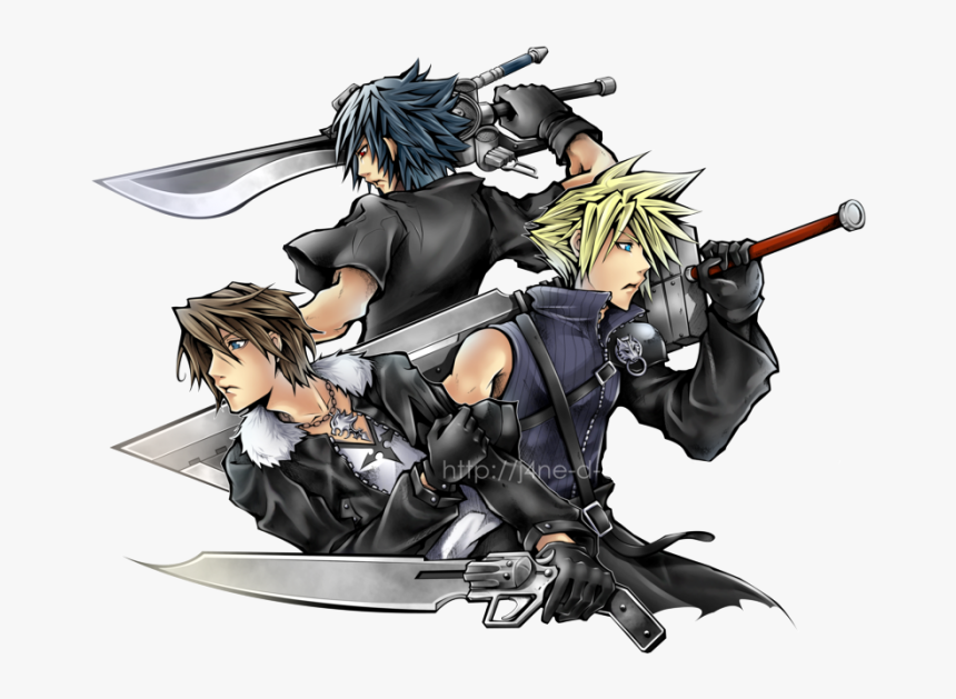 Final Fantasy Cloud And Noctis, HD Png Download, Free Download