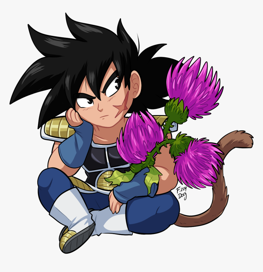 Bardock Burdock Flowers - Cartoon, HD Png Download, Free Download