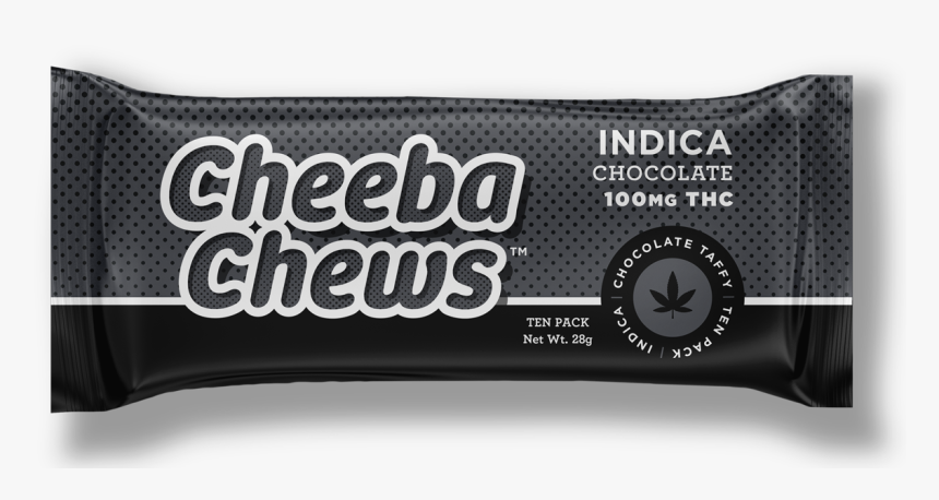 Indica Thc Cannabis Infused Chocolate Taffy Edible - Label, HD Png Download, Free Download