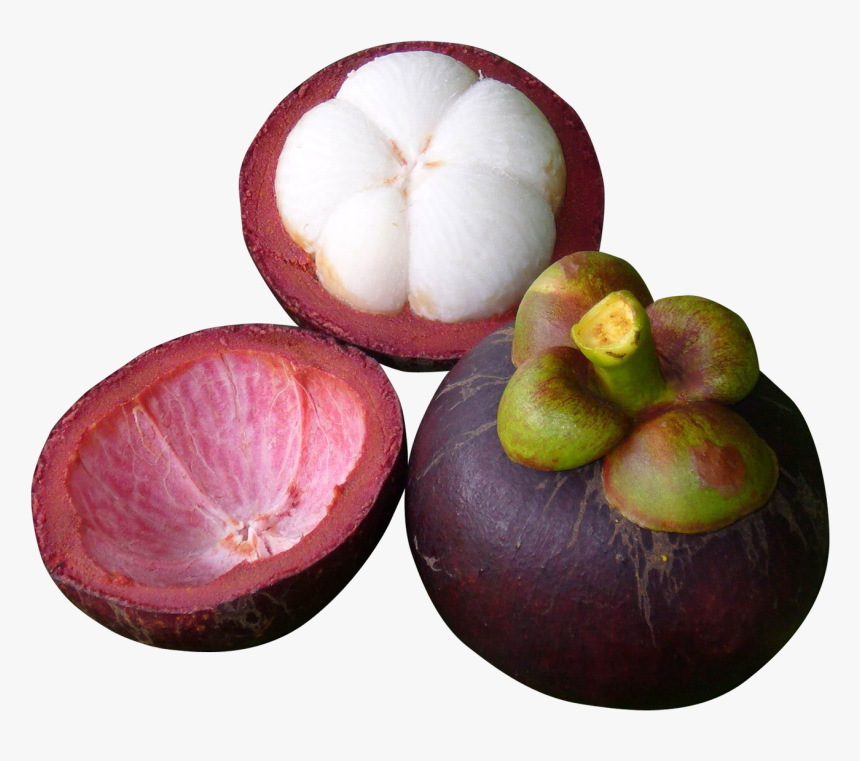 Purple Mangosteen Cut Png Image - Fruits Name Start With M, Transparent Png, Free Download
