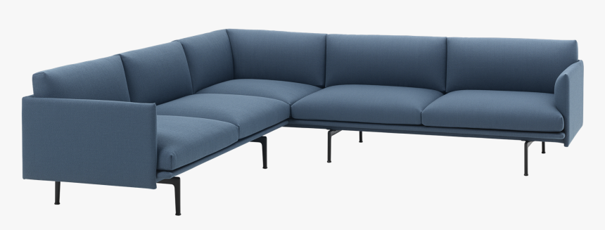 Outline Corner Sofa - Muuto Outline Corner Sofa, HD Png Download, Free Download