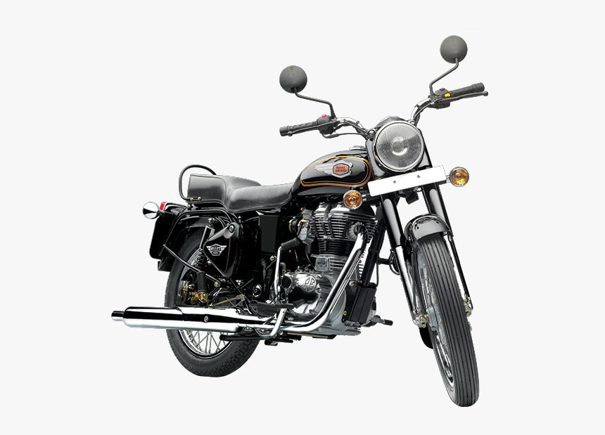 Royal Enfield Bullet 350 Black - Royal Enfield Bullet 350 Es, HD Png Download, Free Download