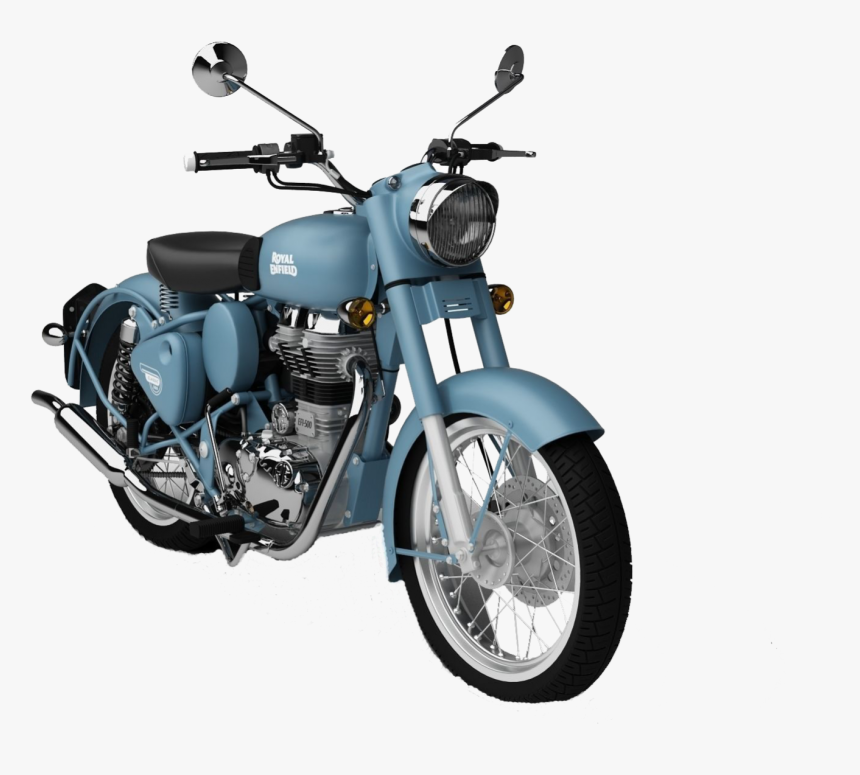 Royal Enfield Classic Squadron Blue - Royal Enfield Bikes 350 Classic, HD Png Download, Free Download