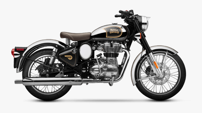 Royal Enfield Classic 500 Chrome Black - Royal Enfield Classic 500 Chrome, HD Png Download, Free Download