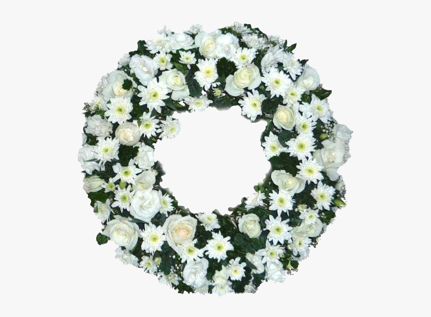 Wreath Of White Flowers, HD Png Download, Free Download