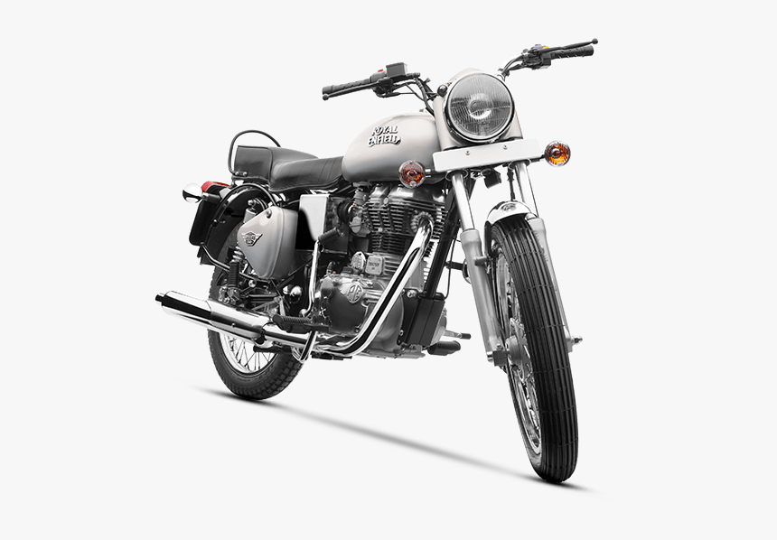 Bullet 350 Es Silver - Royal Enfield Bullet 350 Silver, HD Png Download, Free Download