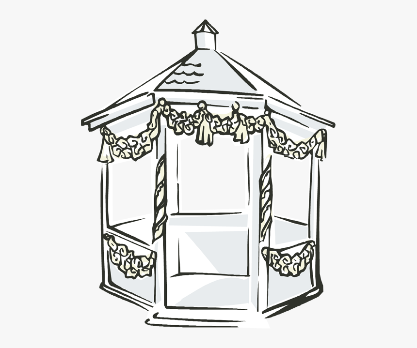 Wedding Clip Art - Wedding Gazebo Clipart, HD Png Download, Free Download