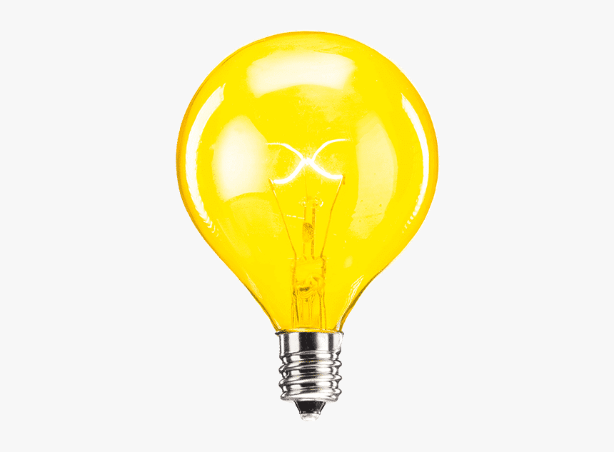 Scentsy 25w Yellow Light Bulb - Yellow Light Bulb, HD Png Download, Free Download