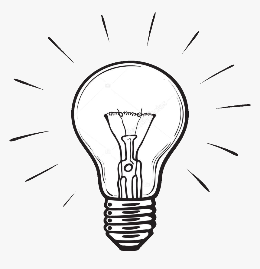 Lightbulb Drawing Hd Png Download Kindpng