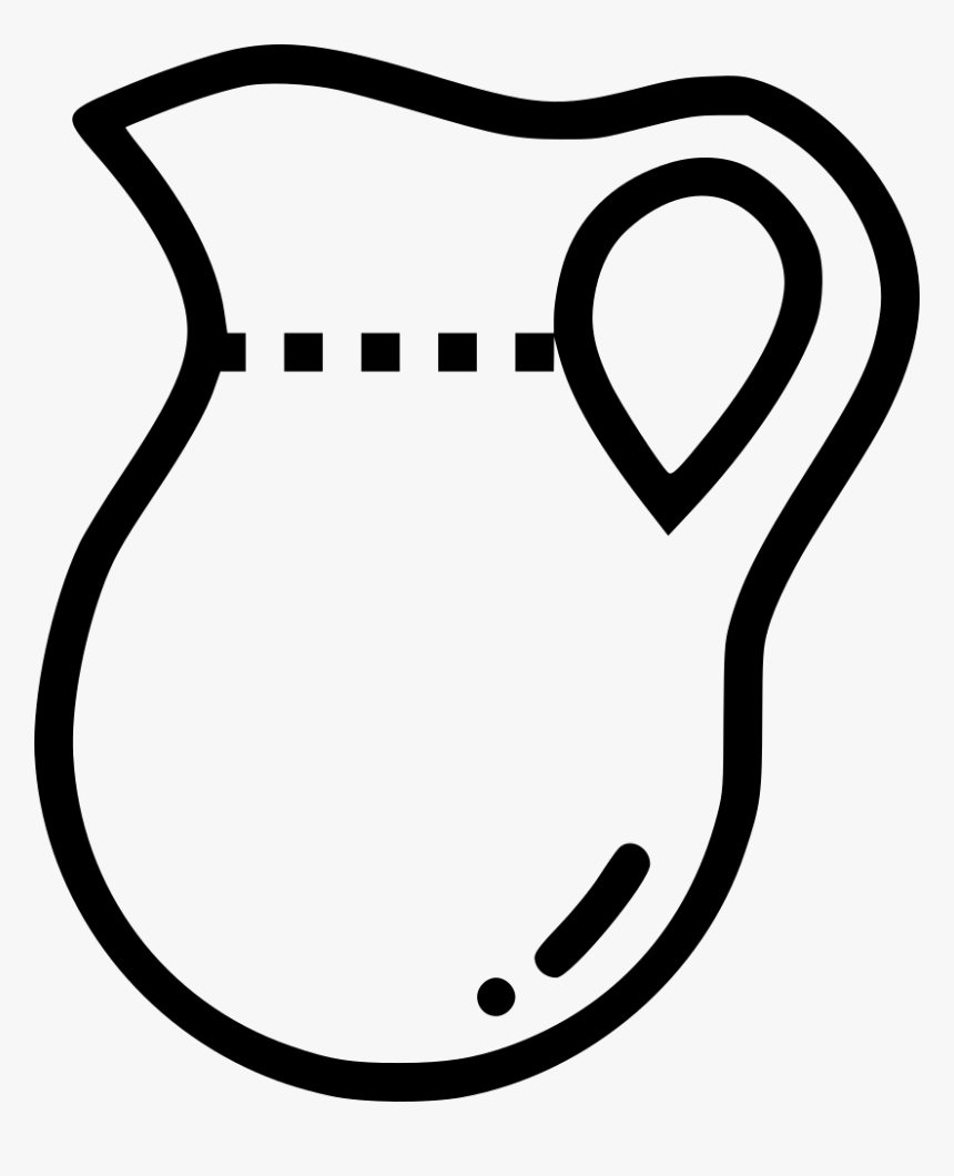 Pitcher Clipart Water Jar - Water Jar Icon Png, Transparent Png, Free Download