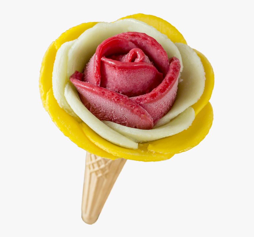 Flower Ice Cream Png, Transparent Png, Free Download