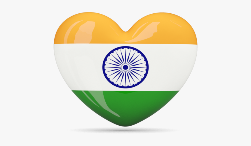 Icons Windows Indian Flag For - Flag Of India Heart, HD Png Download, Free Download