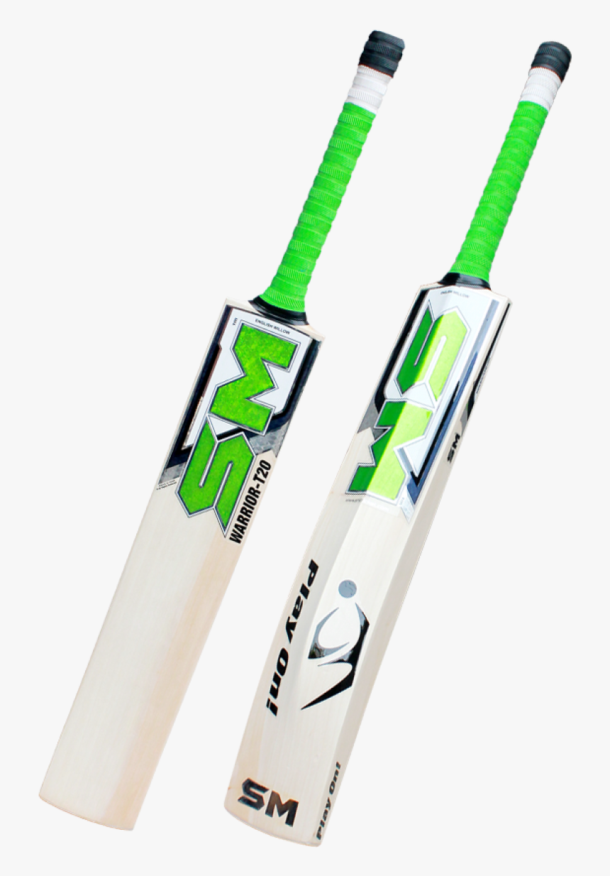 Sm Cricket Bat Green, HD Png Download, Free Download