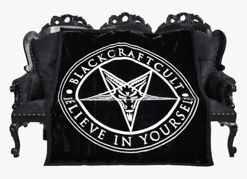 Pentagram Blanket - Moonlight Black - Black Craft Cult Blanket, HD Png Download, Free Download