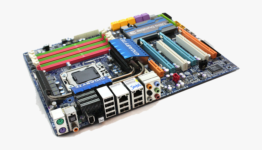 Motherboard Png File - Gigabyte X58, Transparent Png, Free Download