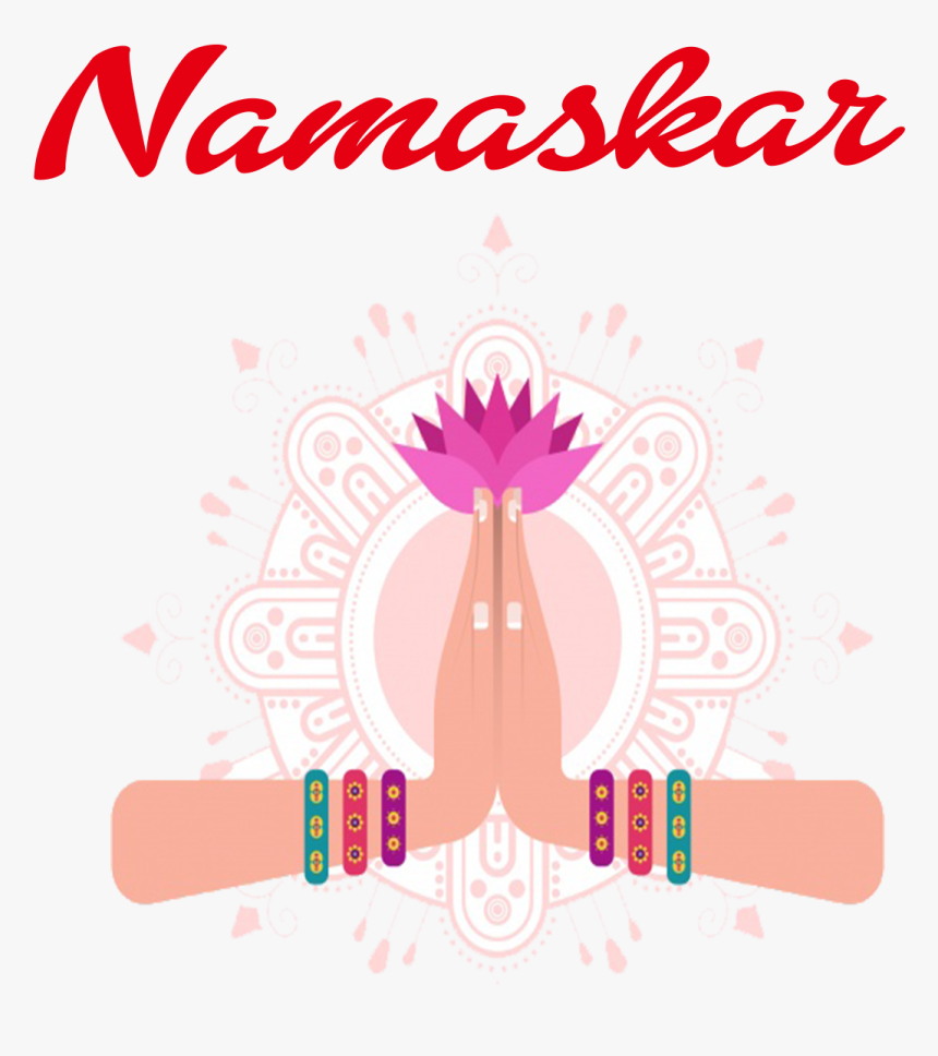 Namaskar Png Clipart - Clipart Namaskar, Transparent Png, Free Download