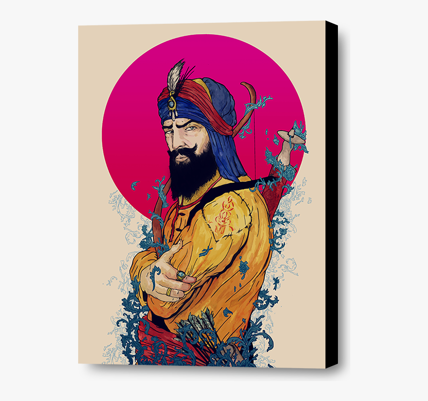 Sikh Artist Brings New "nordic - Sikh Art, HD Png Download, Free Download