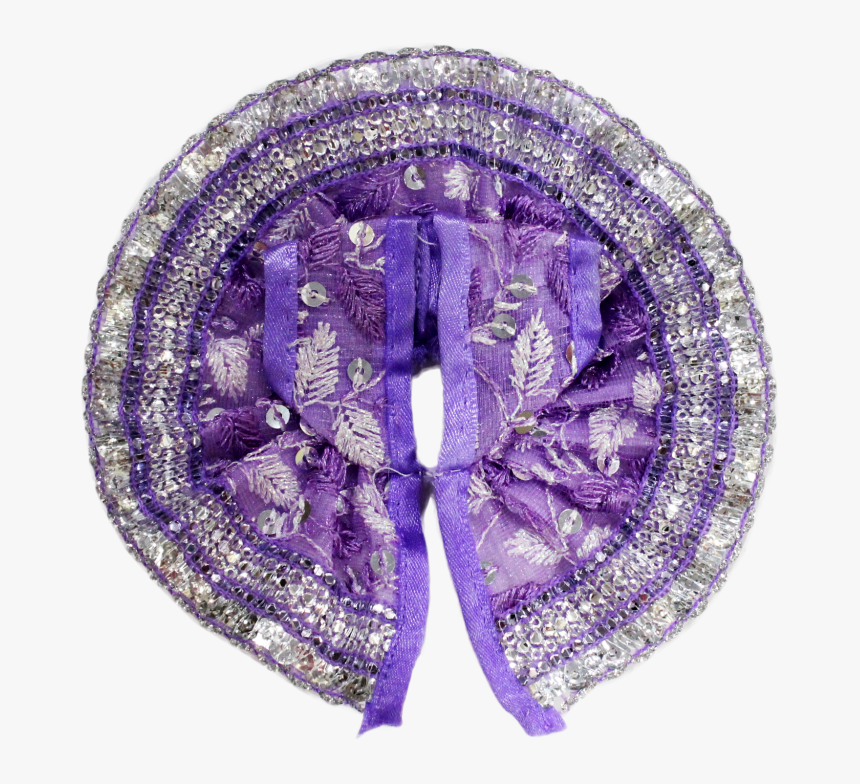 Purple Lace Ladoo Gopal Poahak / Dress Thakorji Vastra, - Needlework, HD Png Download, Free Download