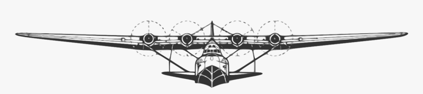 Flying Boat Clipart, HD Png Download, Free Download