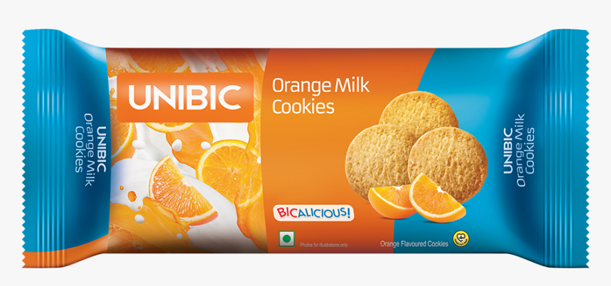 Unibic Orange Milk Cookies 100gm, HD Png Download, Free Download