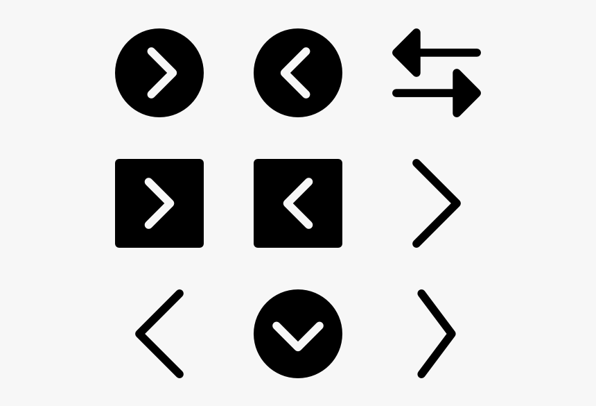 Arrow Icon Set - Arrow Icon Set Png, Transparent Png, Free Download