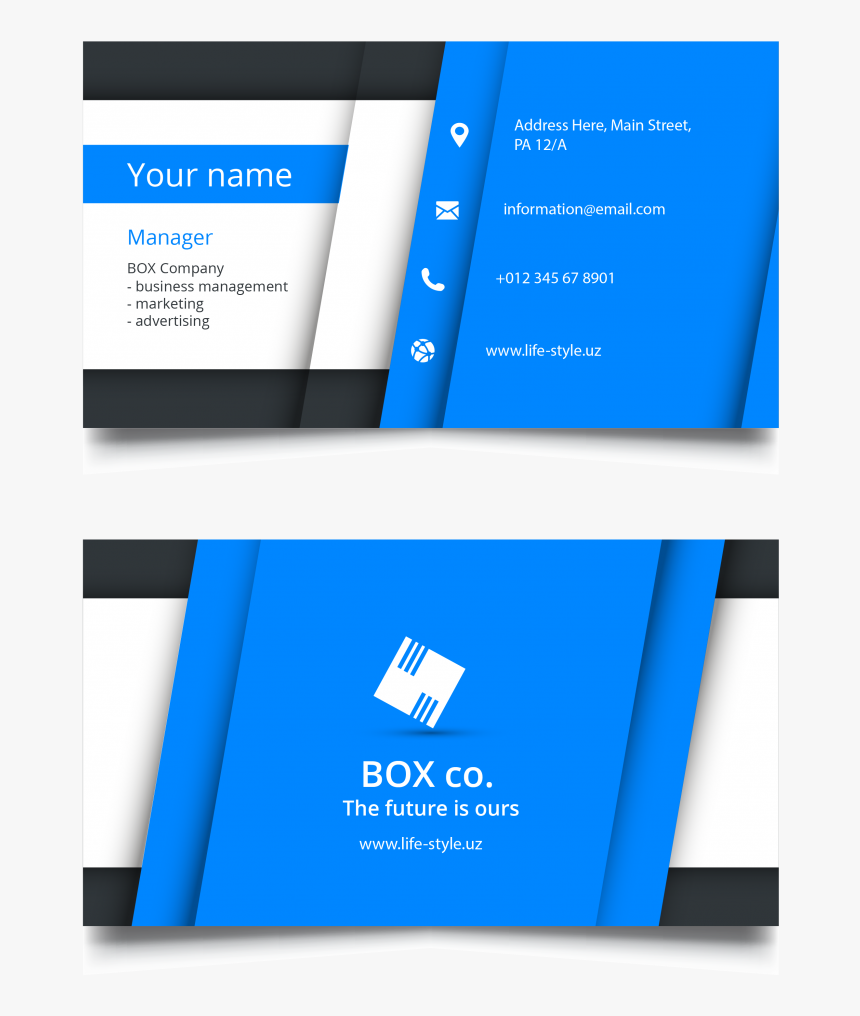Large Size Of Visiting Card Design For Business Chocolate - Business Card Design Png, Transparent Png, Free Download