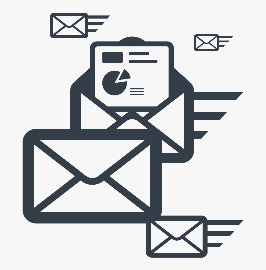 The Power Of Email Marketing - Email Campaign Icon Png, Transparent Png, Free Download