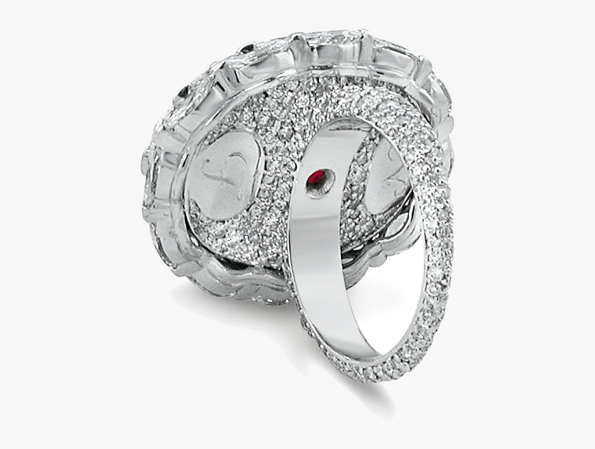 Cad Man Jewellery Ruby Ring Back - Pre-engagement Ring, HD Png Download, Free Download