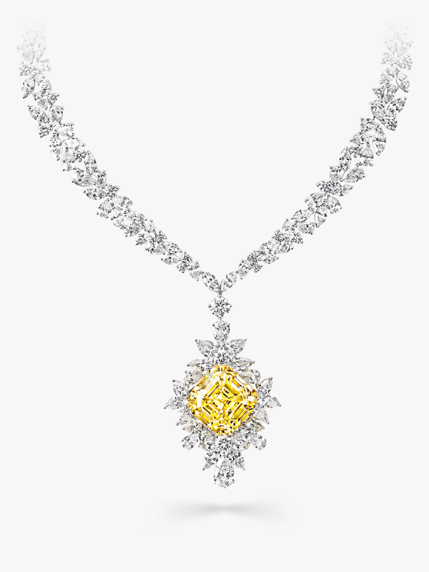 Graff Yellow Diamond Necklace, HD Png Download, Free Download