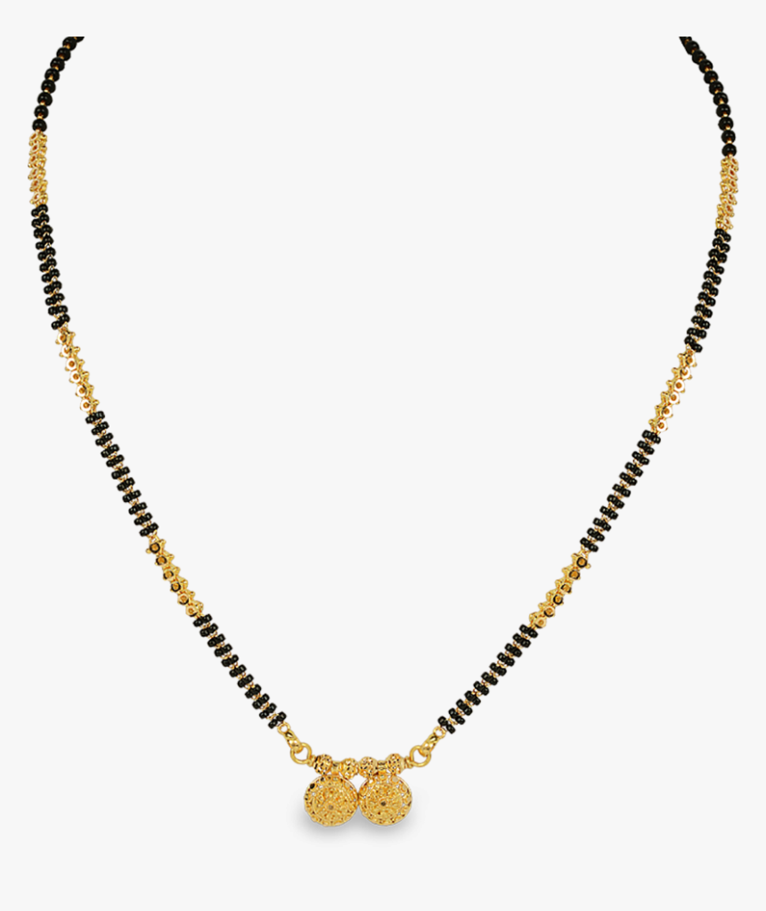 Transparent Gold Necklace Clipart - Mangalsutra Designs, HD Png Download, Free Download