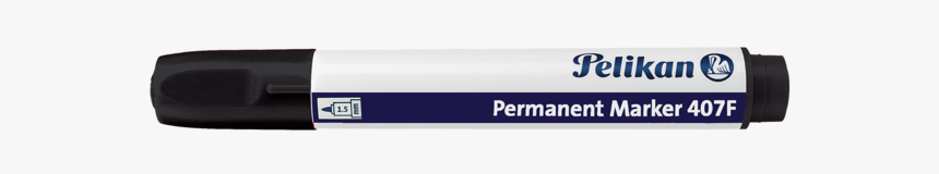 Permanent Marker 407f Black - Ball Pen, HD Png Download, Free Download