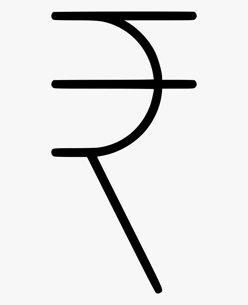 Indian Rupee Inr Currency Finance Business - Rupee Symbol Thin Png, Transparent Png, Free Download