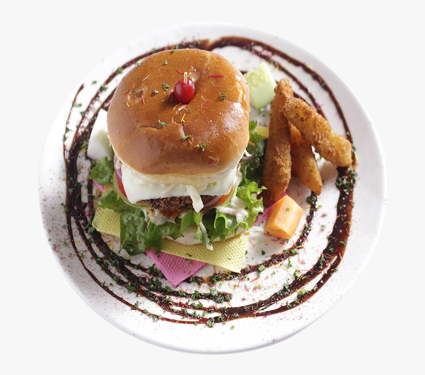 Veg Burger - Fast Food, HD Png Download, Free Download