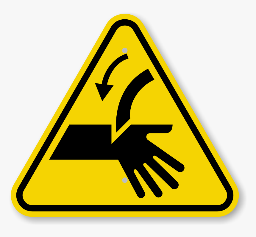 Hand Laceration Safety Sign, HD Png Download, Free Download