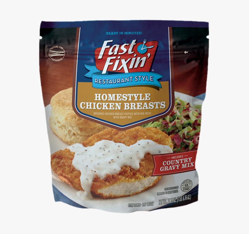 Chicken Fried Chicken Breasts - Fast Fixin Chicken Patties, HD Png Download, Free Download