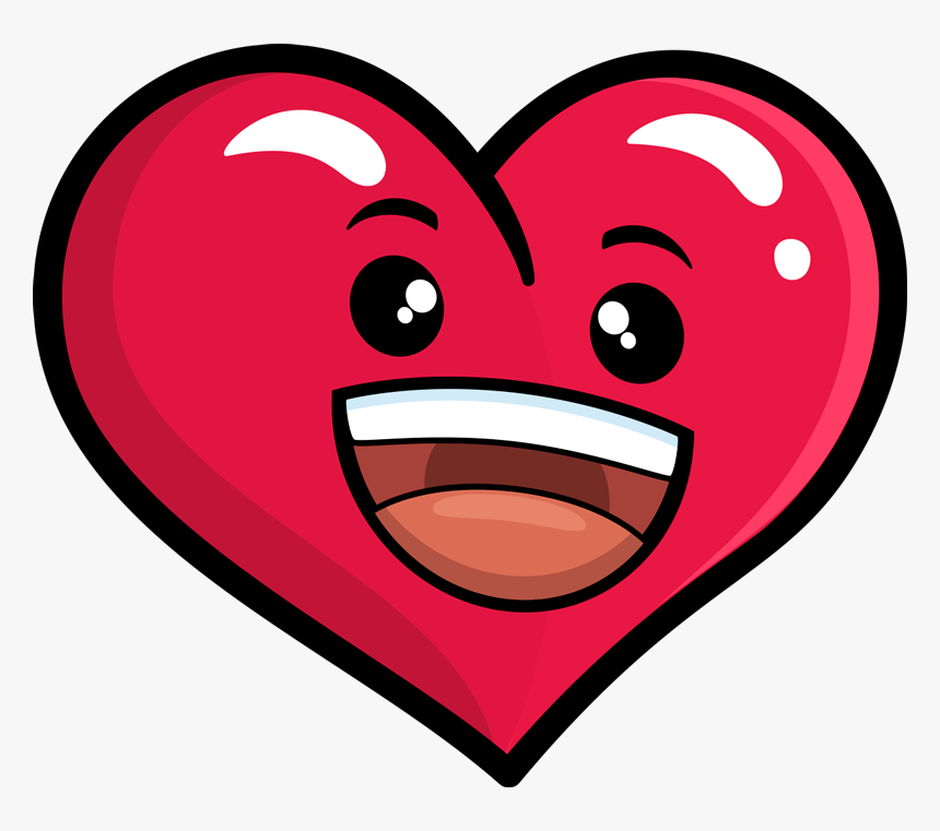 Clip Art Heart Smiley, HD Png Download, Free Download