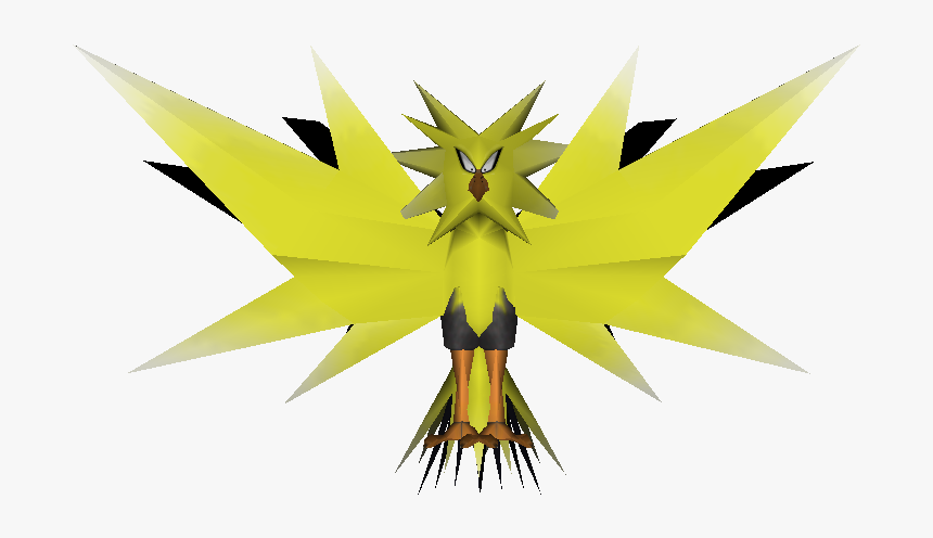 Download Zip Archive - Pokemon Stadium Zapdos Model, HD Png Download, Free Download