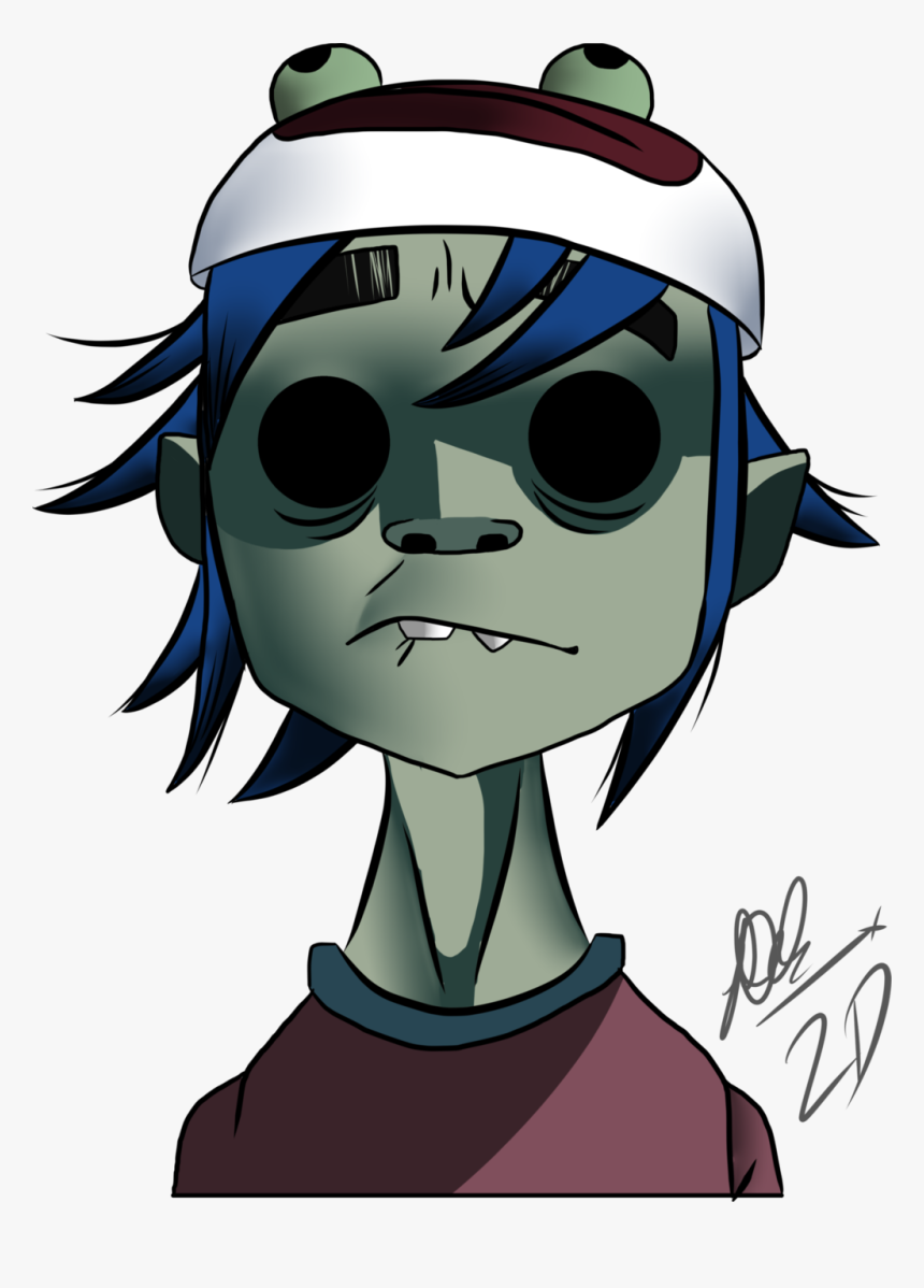 Character,clip Art,style - Imagenes De Gorillaz 2 D, HD Png Download, Free Download