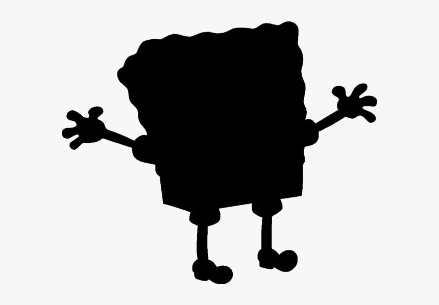 Transparent Spongebob Squarepants Png Icon, Spongebob - Spongebob And Patrick Silhouette, Png Download, Free Download